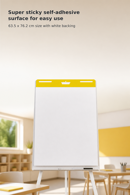 6-Pack Self-Stick Easel Pads – 63.5 × 76.2 cm